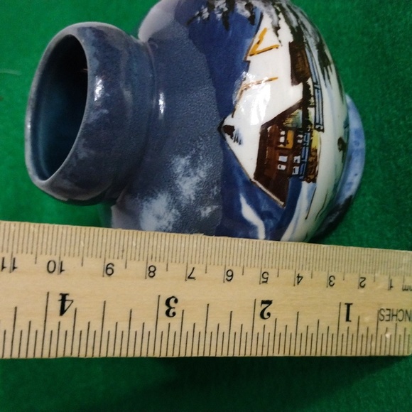 Vintage Ceramic Vase Hand painted - Picture 8 of 9